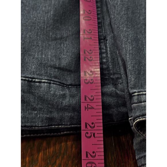 C. D. Daniels Women's Embellished Sparkle Denim Western Stretch Jacket Size 1X - Picture 7 of 9